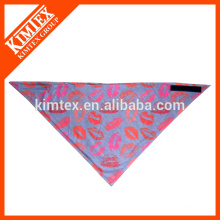 Brand unique cotton triangle printed custom logo bandana